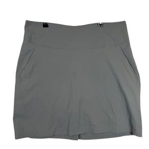 Royal Robbins Women’s Discovery III Skort Gray Pockets Stretch Size 8‎